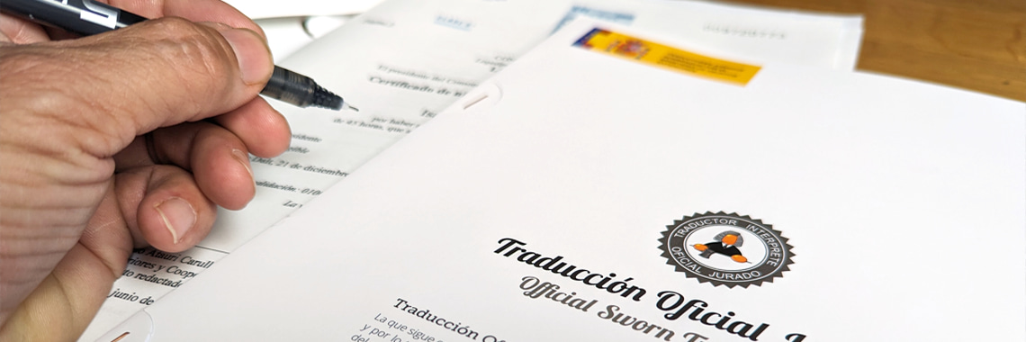 Traducción oficial